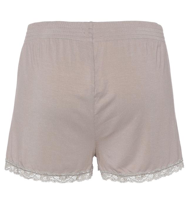 Pyjama Shorty mit Spitze, 2er Pack