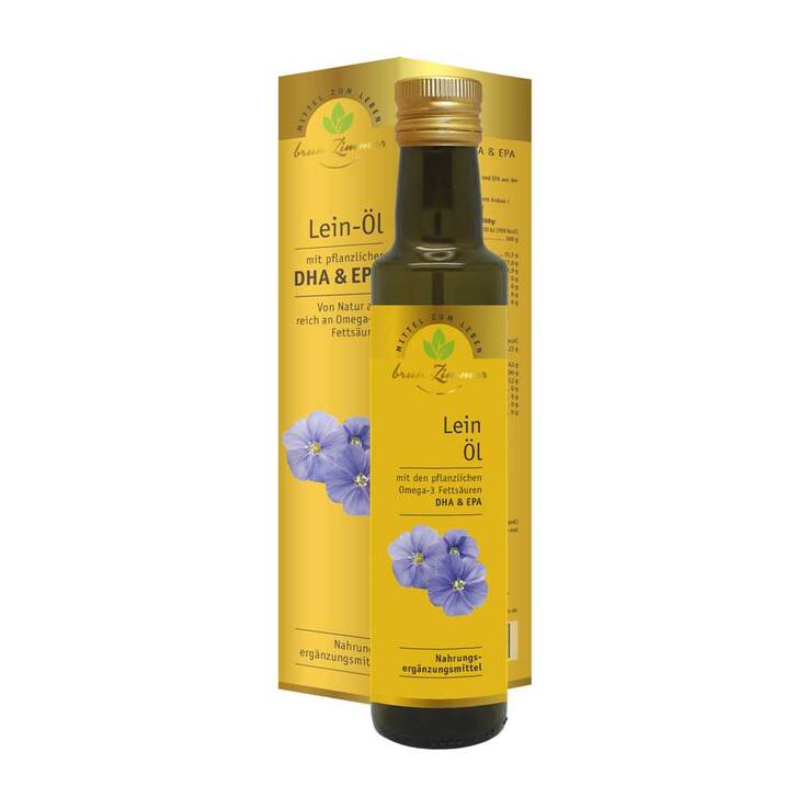 Bio-Leinöl mit DHA und EPA, 250 ml