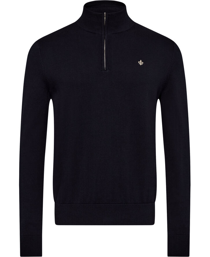 Morris Stockholm Brian Half Zip Old blue