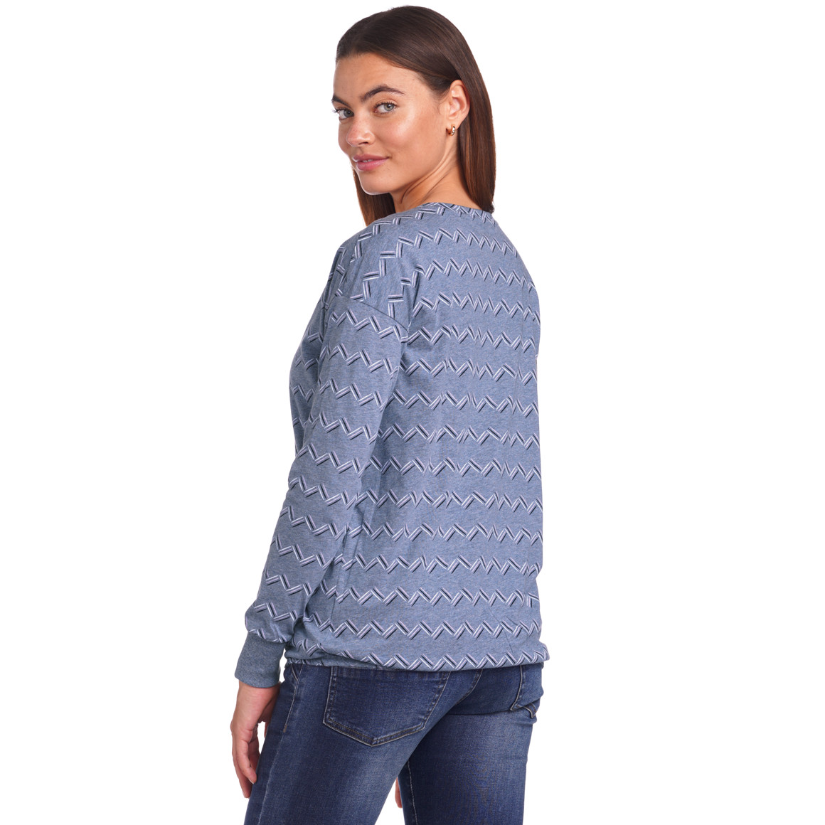 Gina Damen Langarmshirt hellblau