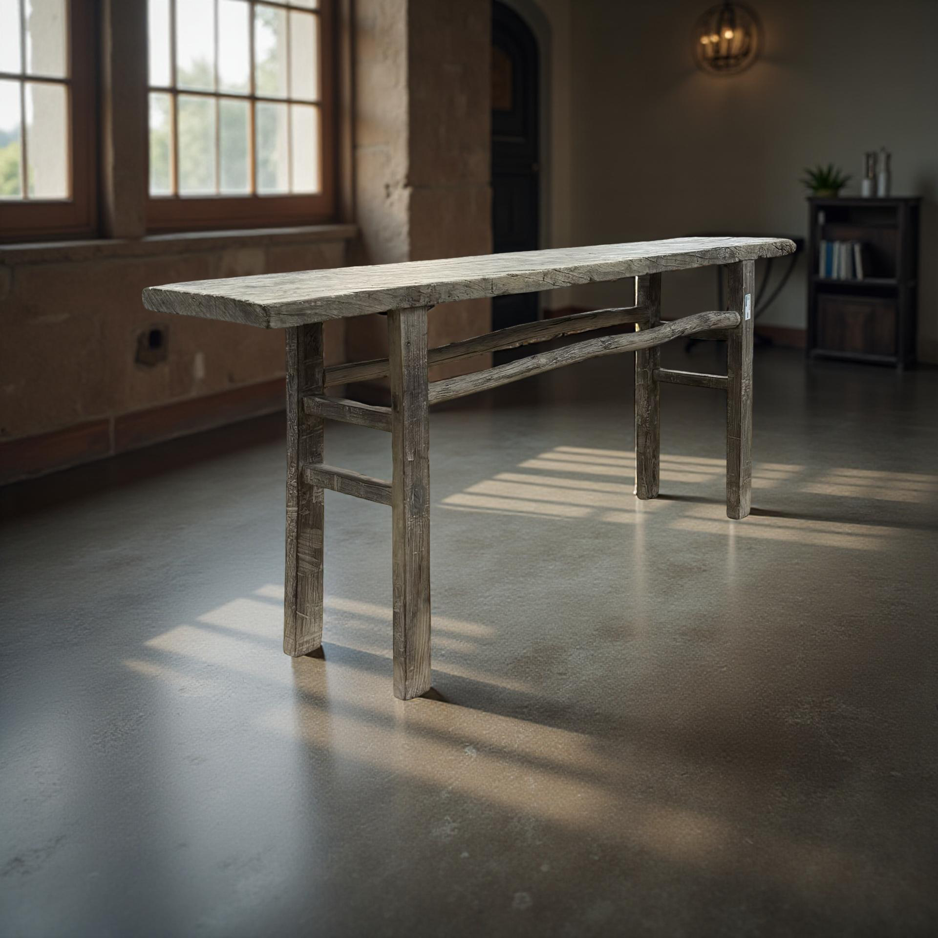 Bartafel grijs naturel uniek
