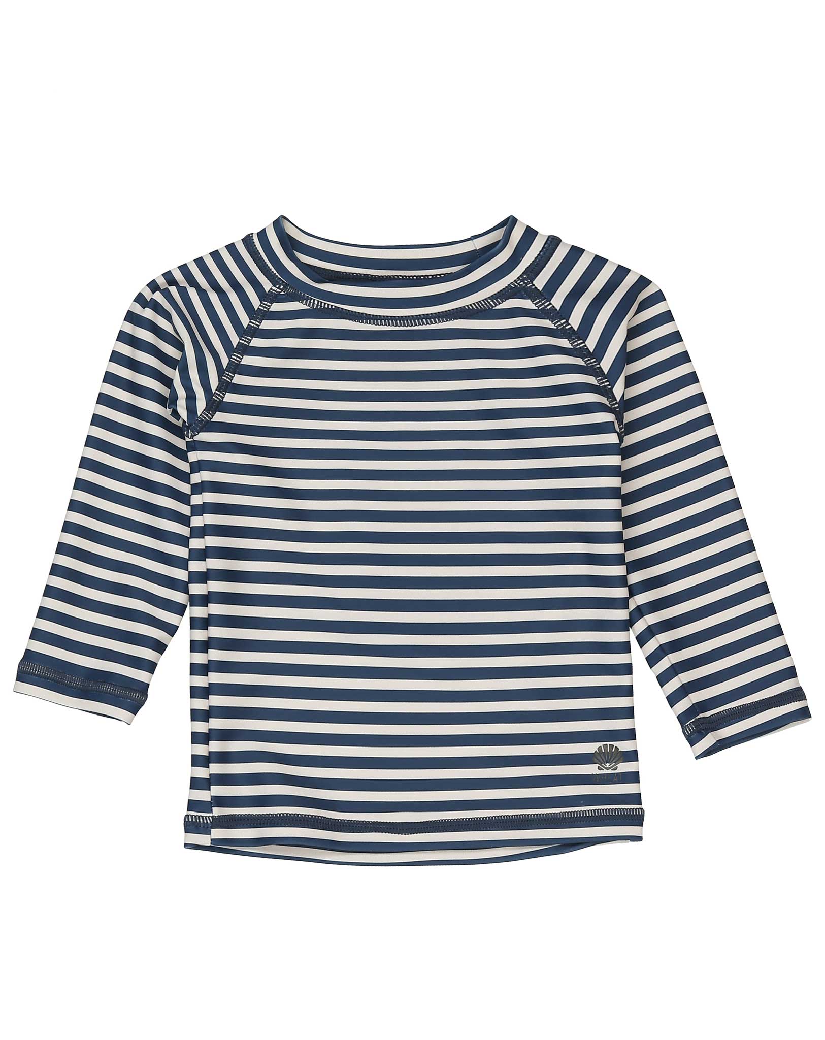 Langarm-Badeshirt DILAN STRIPES in indigo