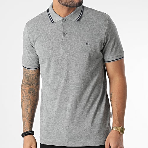 Polo Manches Courtes Dante Sport Gris Chiné