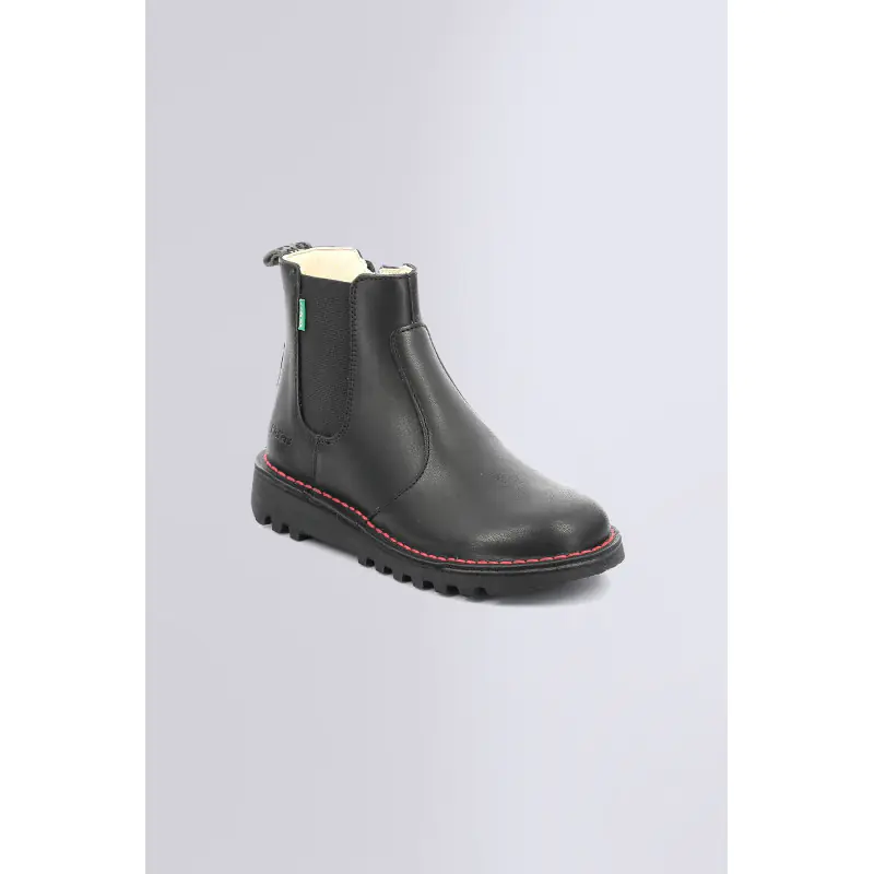 KICK YOTO KID NOIR BOOTS Cuir Fille