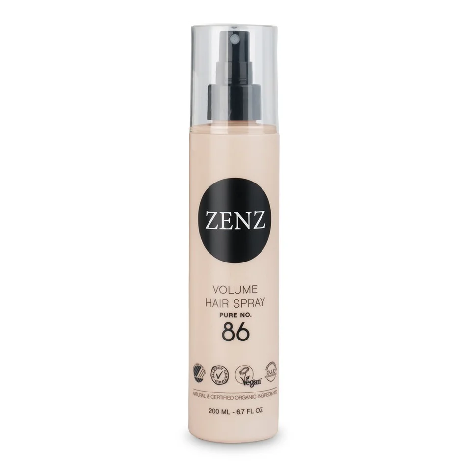 ZENZ - Organic Volume Hair Spray No. 86 Medium Hold 200 ml - Hårspray