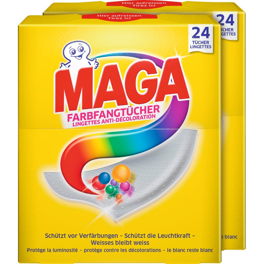 Maga Waschstreifen 2 x 48 Waschgänge