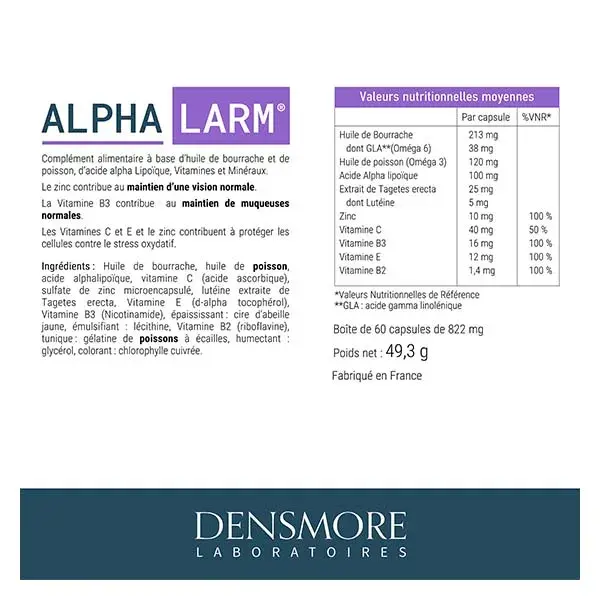 Densmore Alphalarm - Manutenção da Visão Normal - Curso de 2 Meses