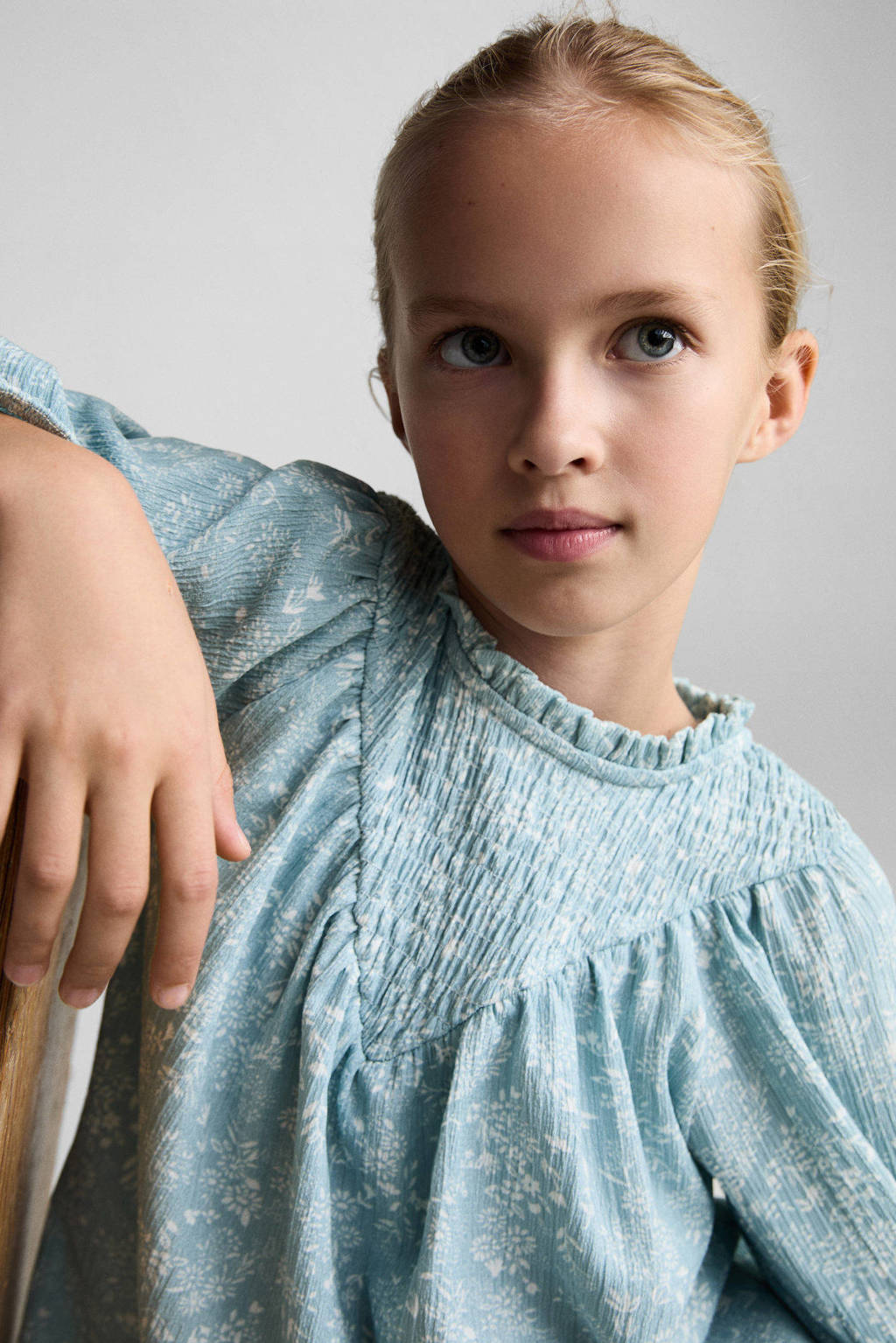 Mango Kids blousetop turquoise