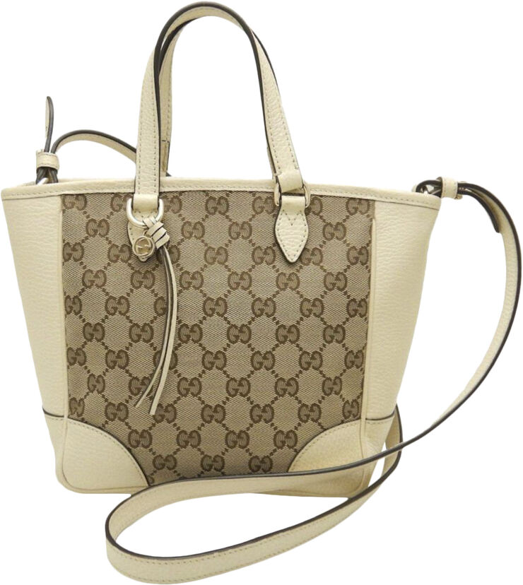 Gucci Vintage Gucci Crossbody Bag Beige