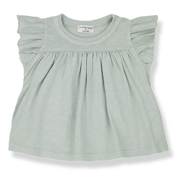 1+ in the family Blouse à Volants Ariadna | Vert pâle