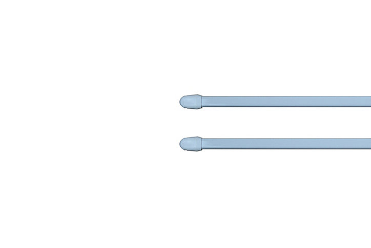Kit barres de rideaux 30/50 blanc mat x 2