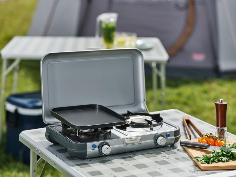 Campingaz Camping-Grill Kitchen 2 Grill & Go CV Campingkocher mit zwei Brennern