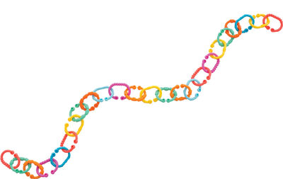 Playgro Loopy Links Babyleke Lenkekjede, Flerfarget