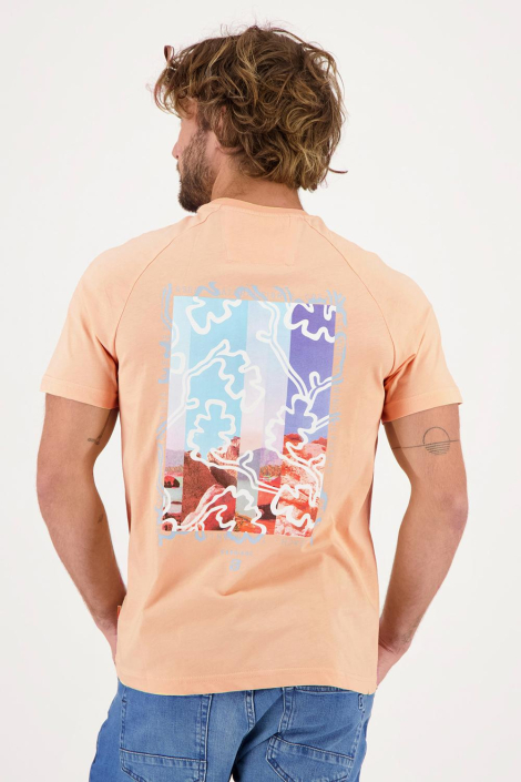 Gabbiano oranje heren t-shirt