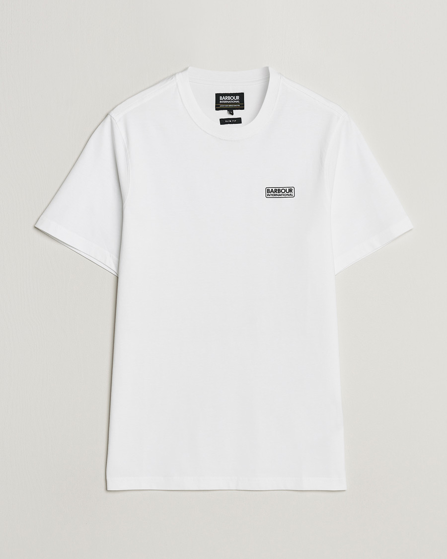 Barbour International Small Logo T-Shirt White/Black