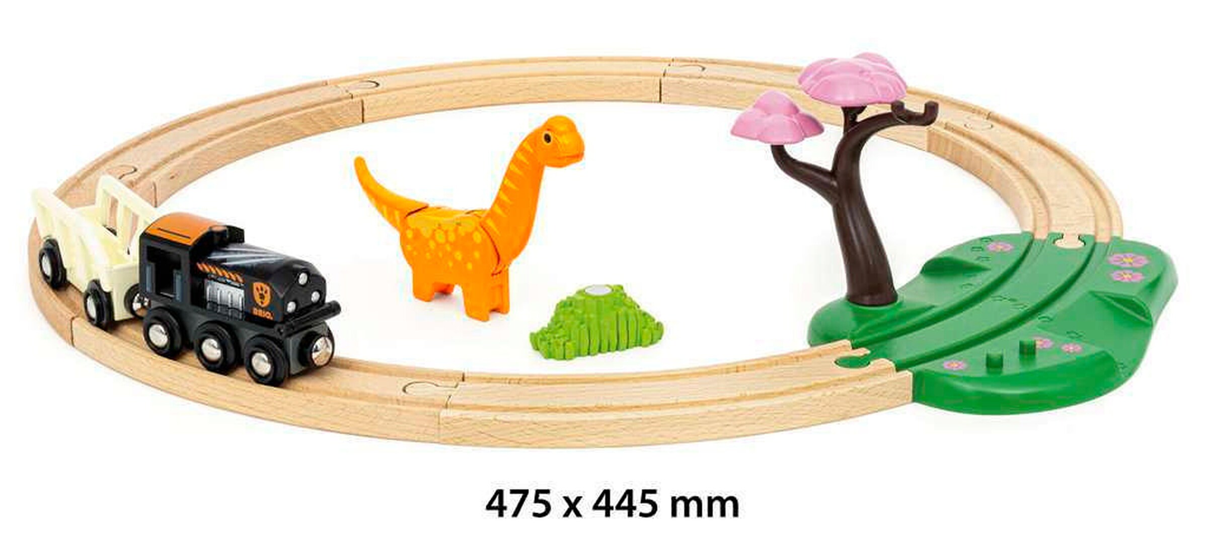 BRIO Dinosaurier Bahn Set