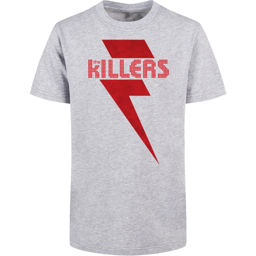 F4NT4STIC Basic Kids Tee The Killers Red Bolt heathergrey