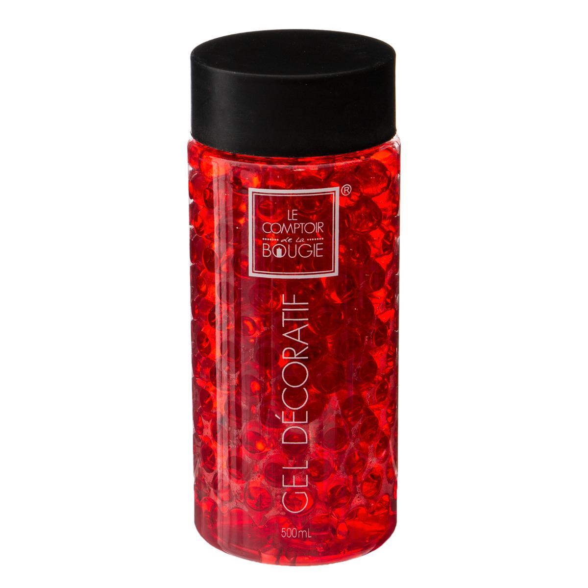 GEL CRYSTAL VASE ROUGE 400ML