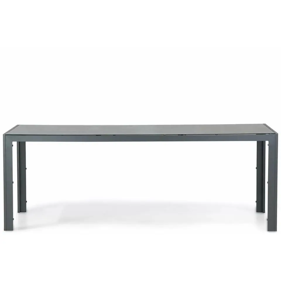 Dining Tuintafel rechthoekig 210 x 85 cm Grijs Venustas