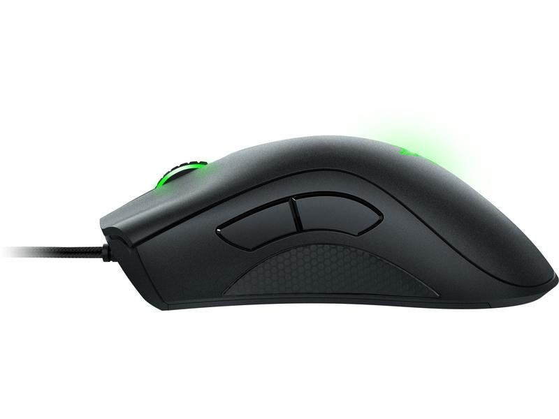 Razer Gaming-Maus DeathAdder Essential Schwarz Gaming-Maus mit optischem 6400-DPI-Sensor