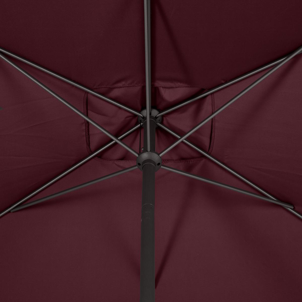 PARASOL LOOMPA 2X3M BORDEAUX