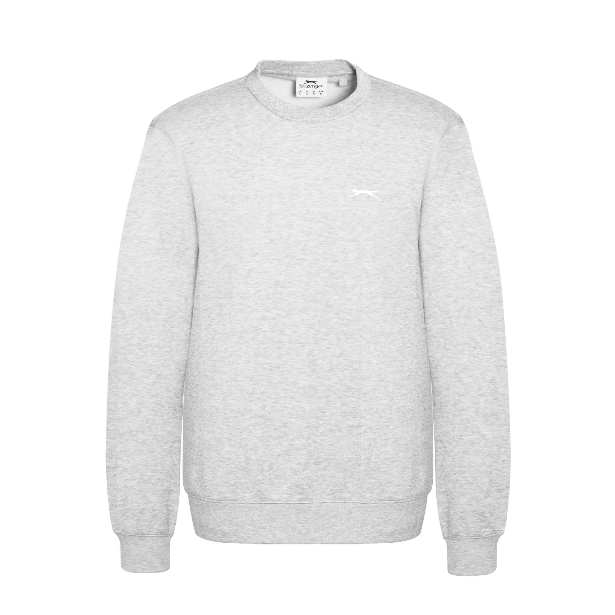 Slazenger Fleece Crew Sweater Mens