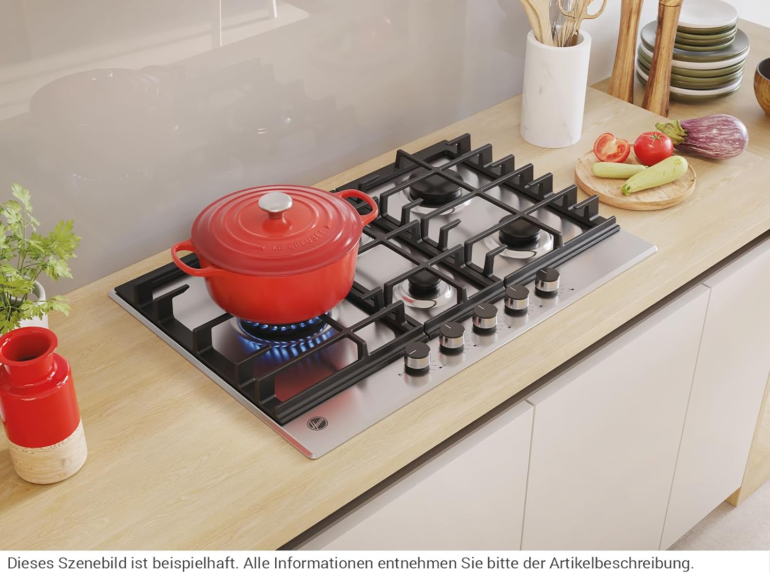 Hoover HHG7WL5WC5X NL Gaskochfeld autark