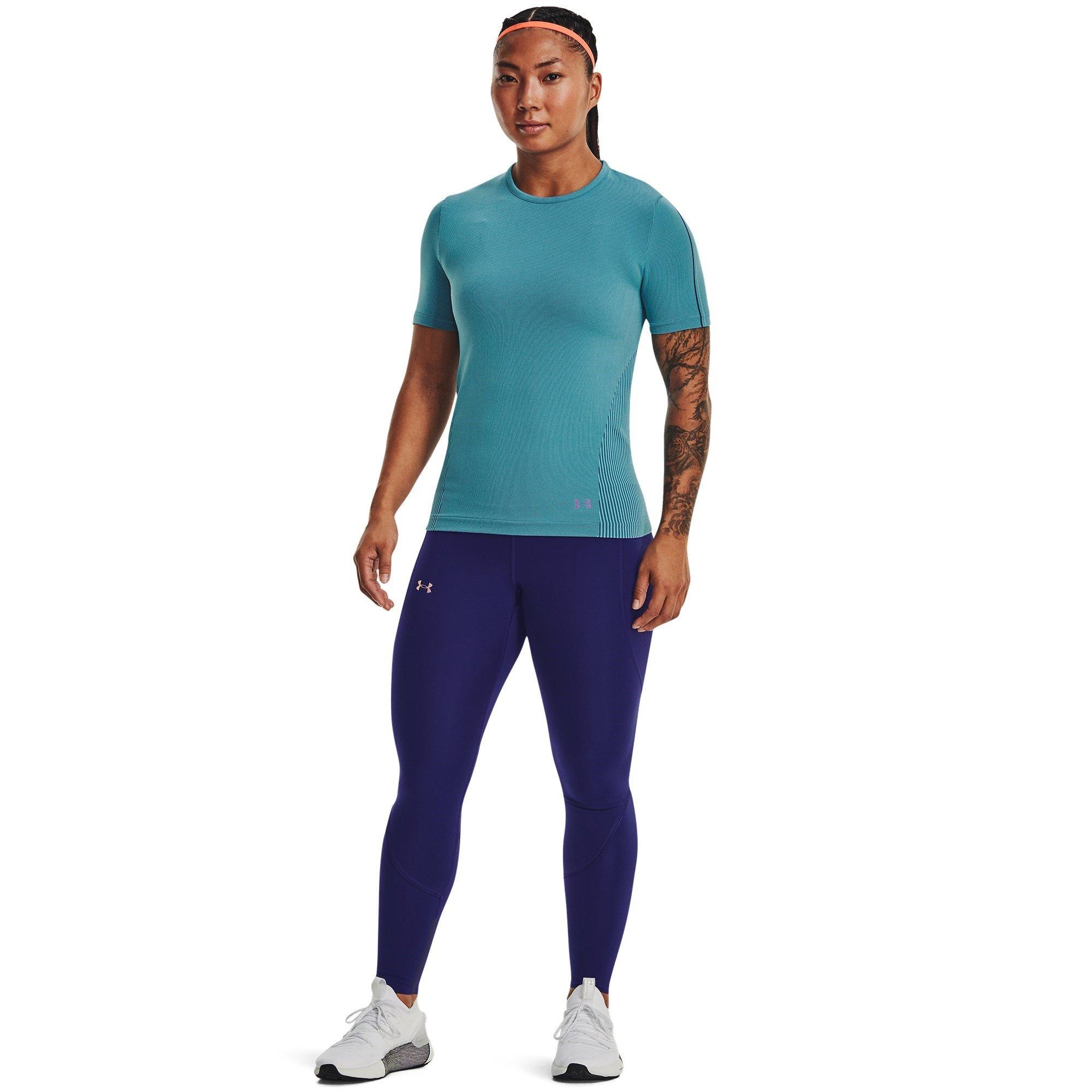 Under Armour UA Slim Fit Ankle Length Perforated Leggings Womens