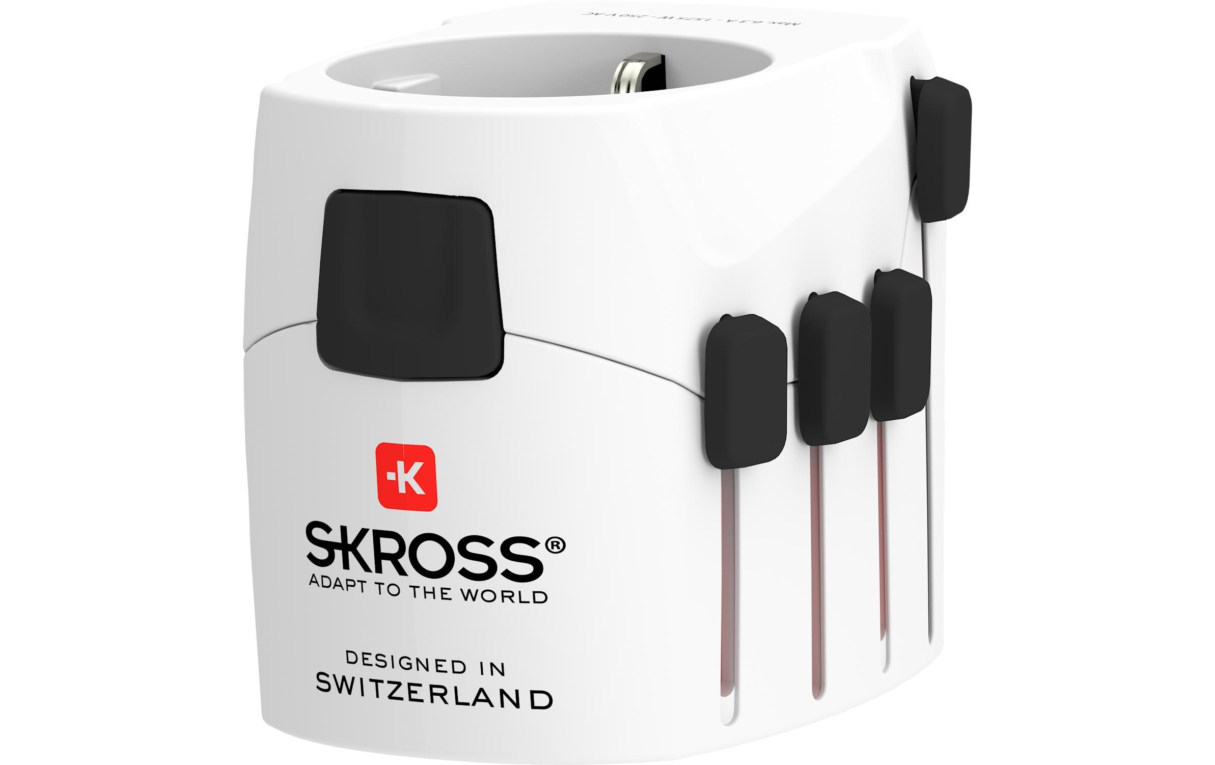 Weltreiseadapter PRO+ USB (A+C)Weltreiseadapter inkl. Euro USB Charger (AC)