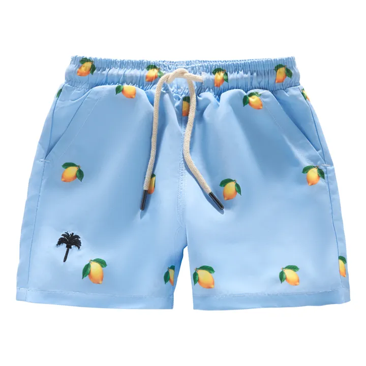 OAS Short de Bain Lemon | Bleu ciel