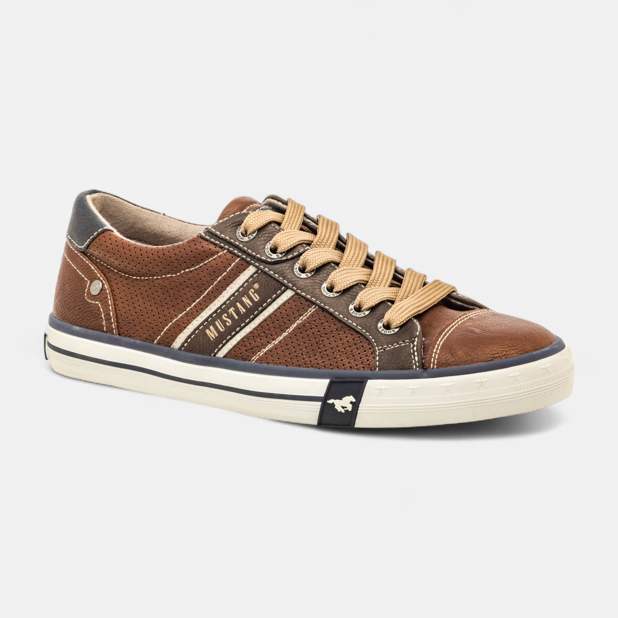 Baskets basses Homme cognac