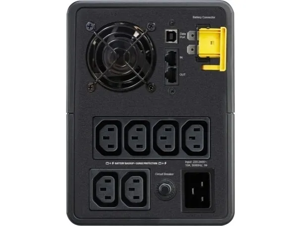 APC Back-UPS BX Series BX2200MI - UPS - AC 230 V - 1200 Watt - 2200 VA - 9 At - output-stikforbindelser: 6