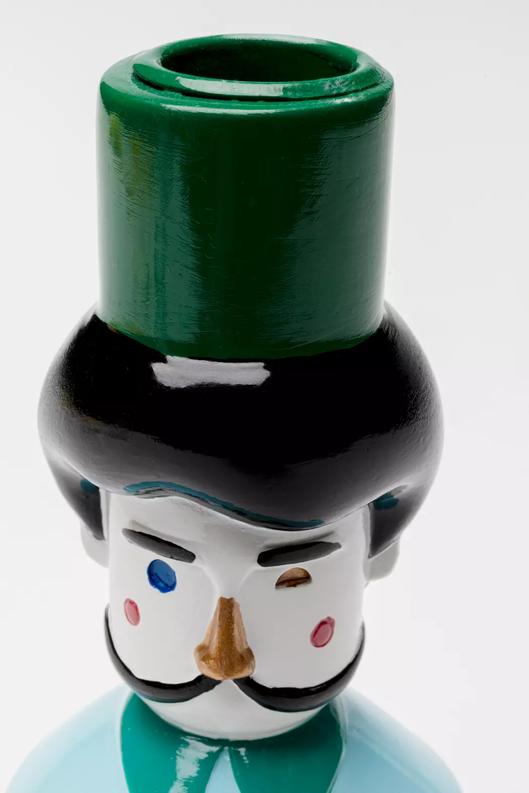 Kerzenleuchter Monsieur Mustache 15,5 cm