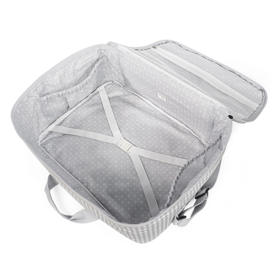 Walking Mum Koffer I Love Vichy grau