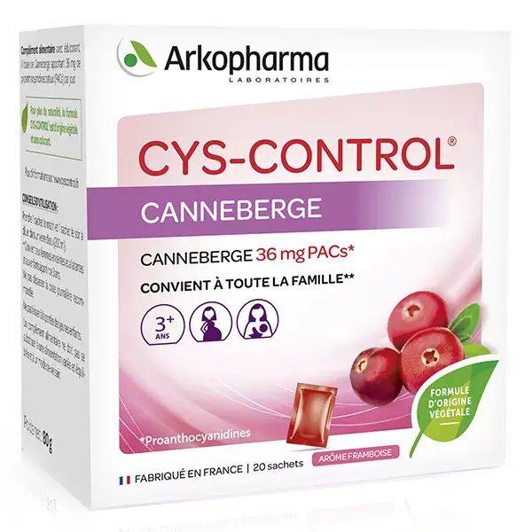 Arkopharma Cys-Control Cranberry 20 sachês
