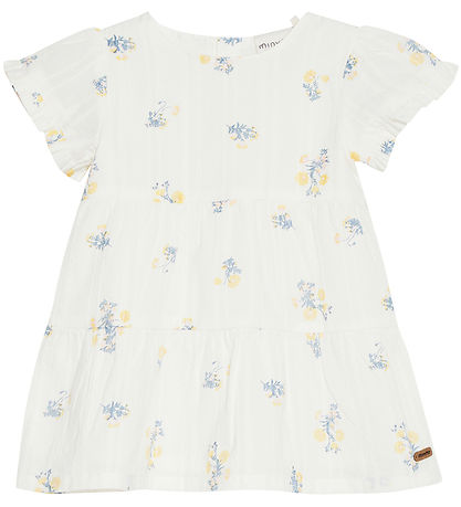 Minymo Kleid - Snow White m. Blumen