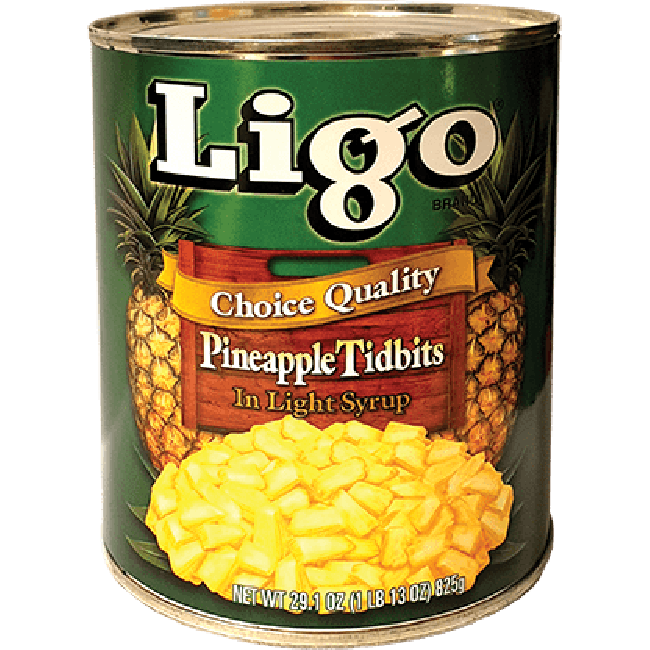 Ligo Ananas Stukjes in Siroop 825g