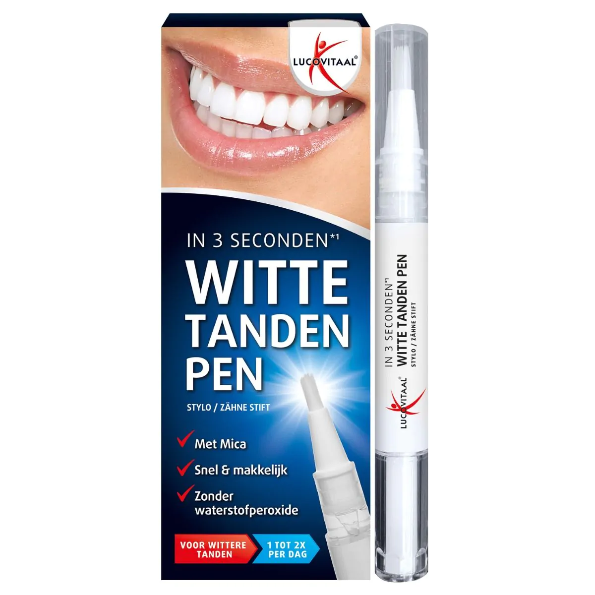 Witte tanden pen