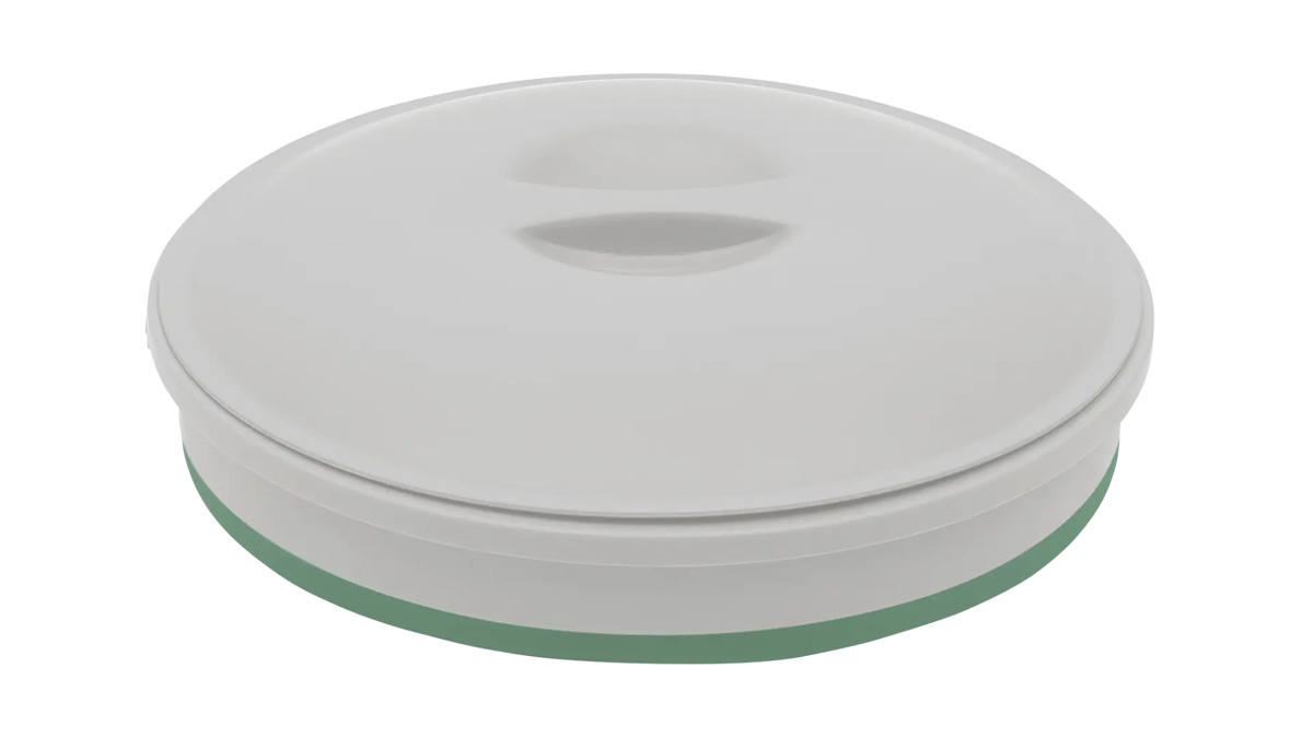 Collaps runder Eimer mit Deckel Shadow Green