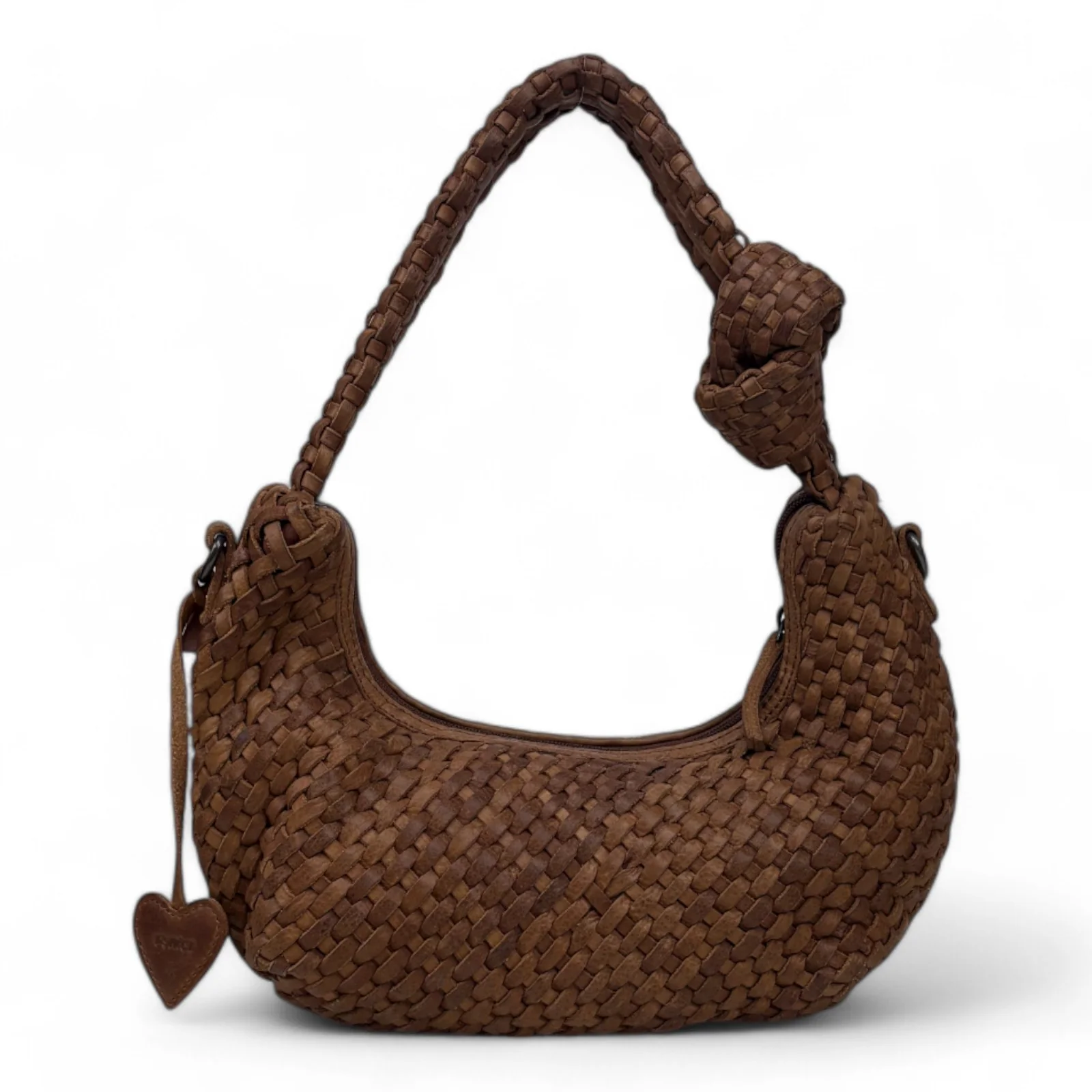DSTRCT Brooklyn Flea Hobo Bag M Cognac