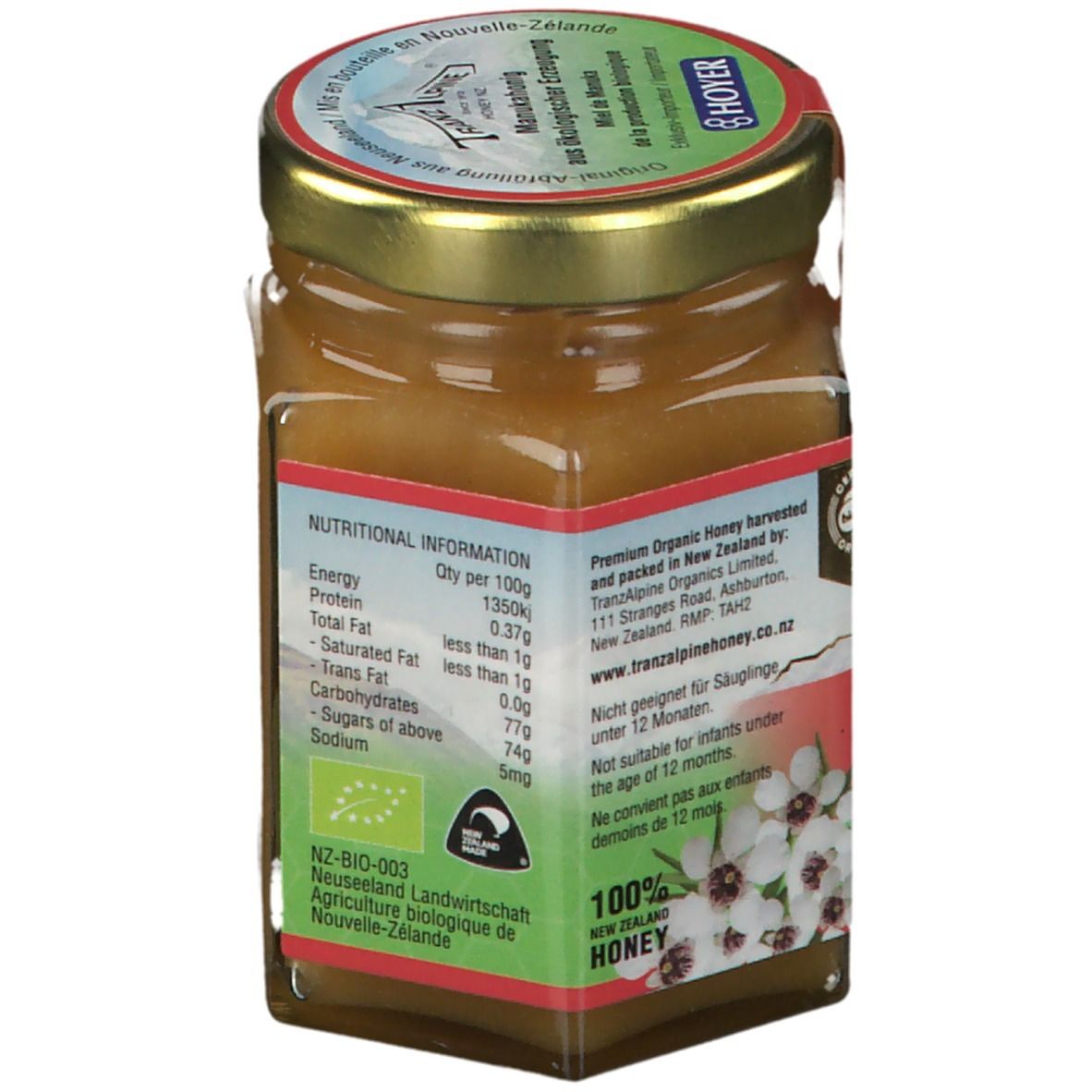Tranz Alpine® Bio Manuka Honig