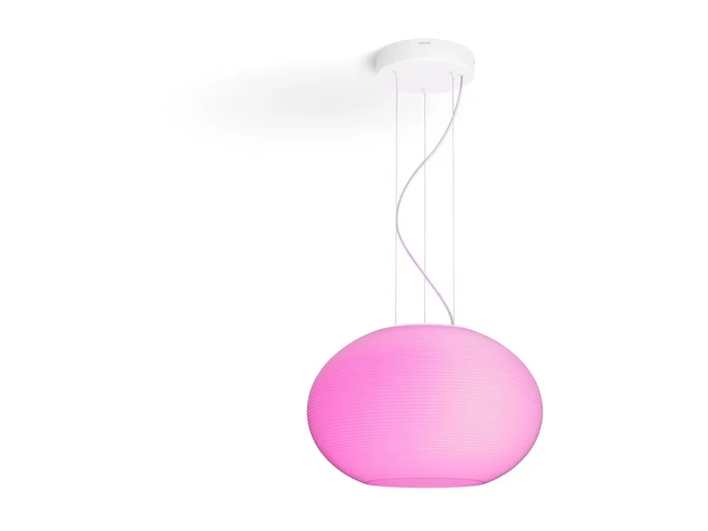 Philips Hue White and Color Ambiance Flourish - Vedhængslampe - LED - total: 48.5 W - klasse G - RGB/varmt til køligt hvidt lys - 2000-6500 K - hvid
