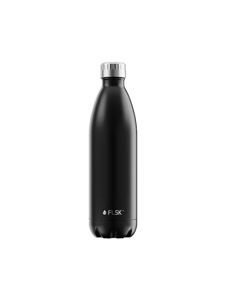 FLSK Isolierflasche - Thermosflasche 1l Black schwarz