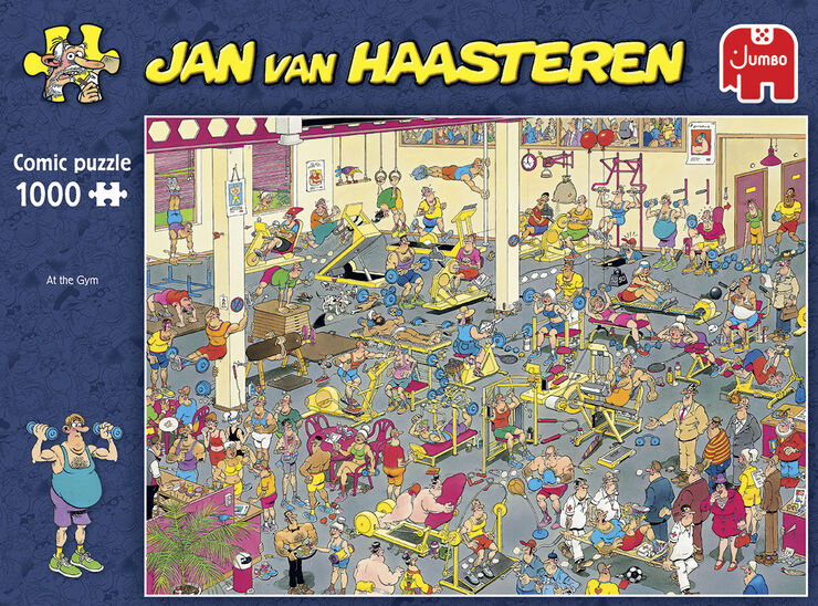 Jan Van Haasteren puslespil JvH At the Gym