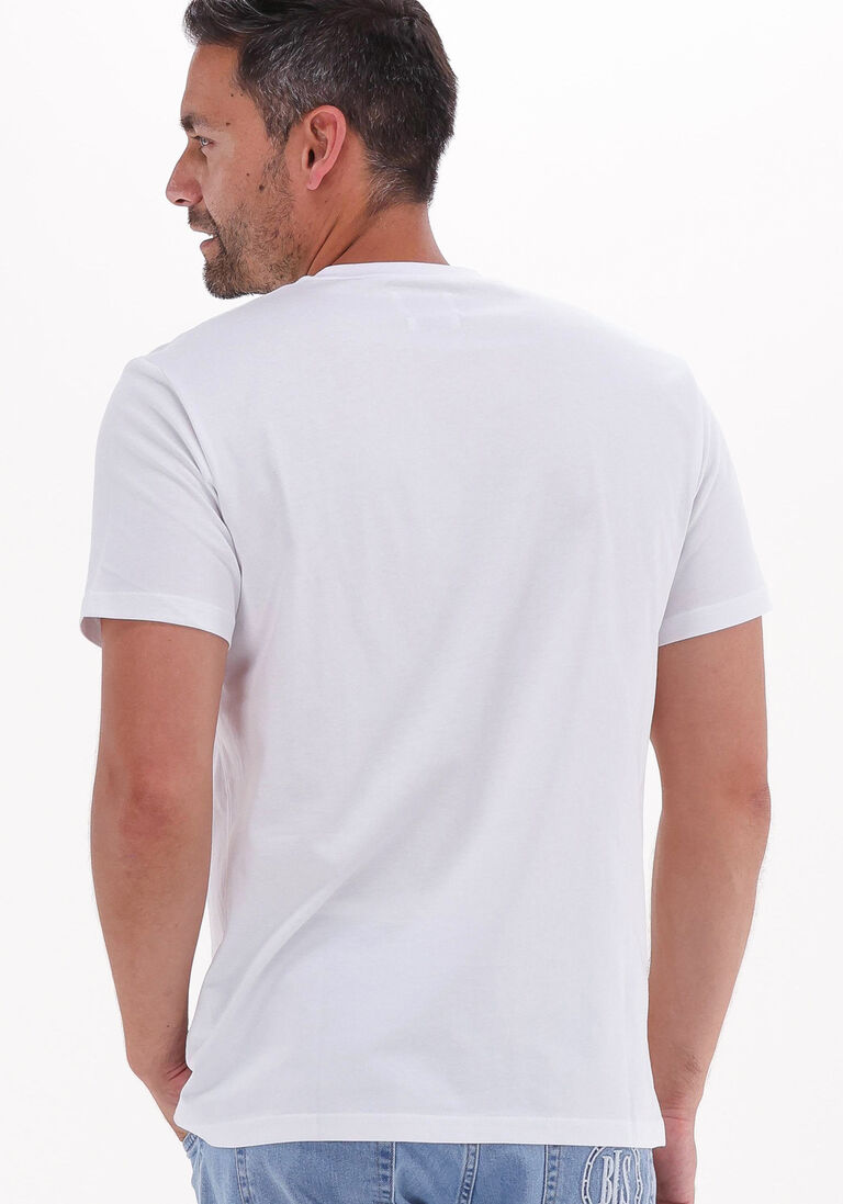 WOODBIRD witte woodbird t-shirt yuri break tee