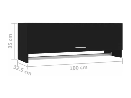 Garde-robe Noir 100x32,5x35