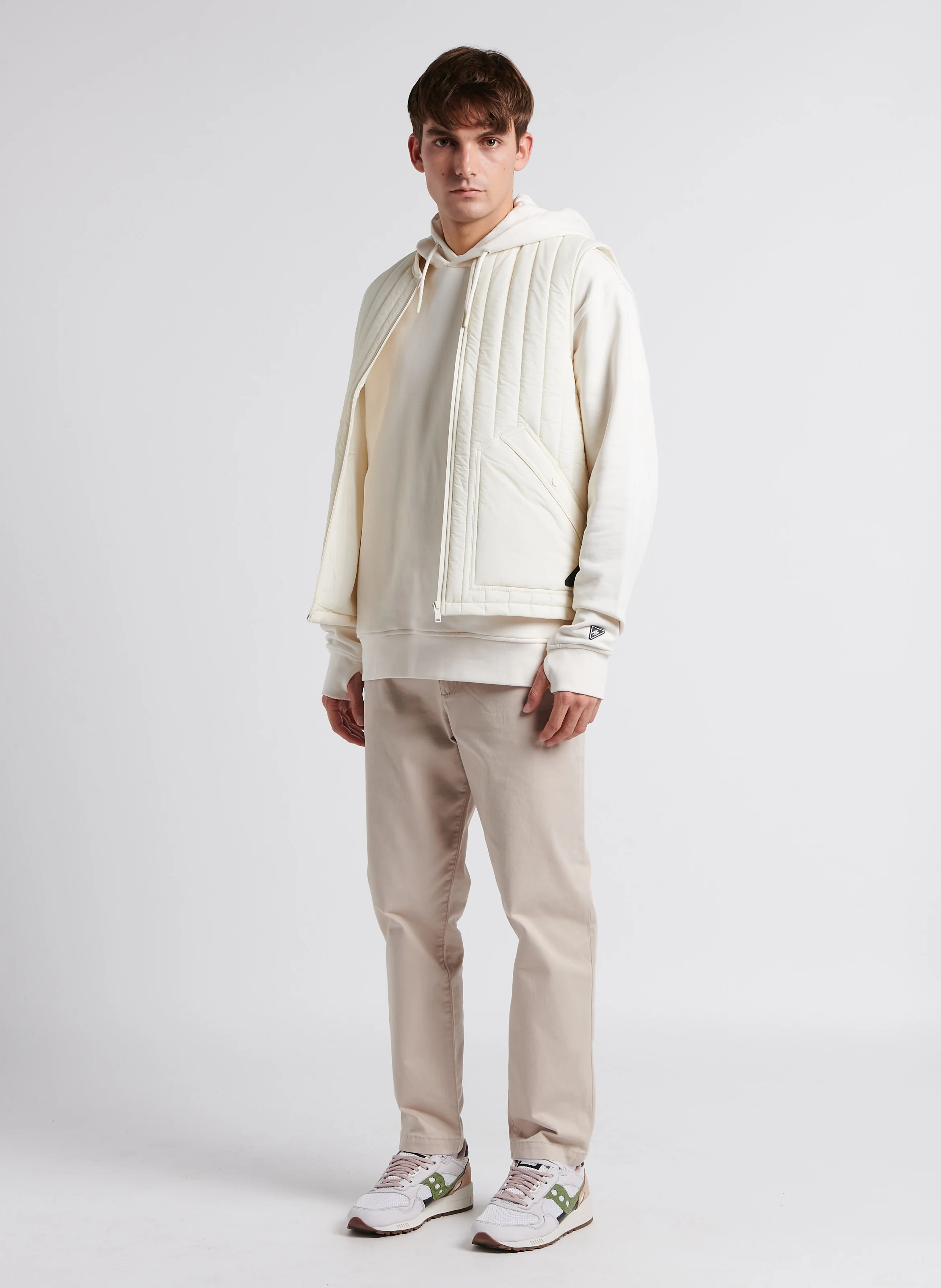 RUSH - Chino droit en coton mélangé | Beige