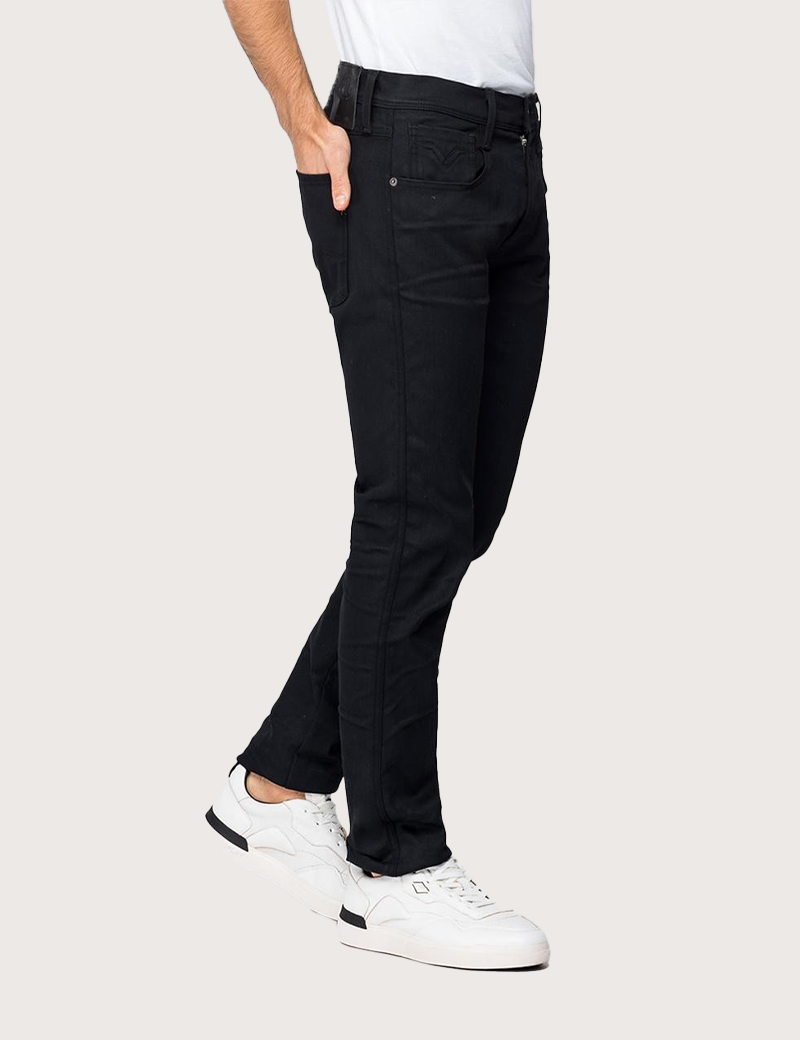 REPLAY JEAN ANBASS HYPERFLEX SLIM NOIR