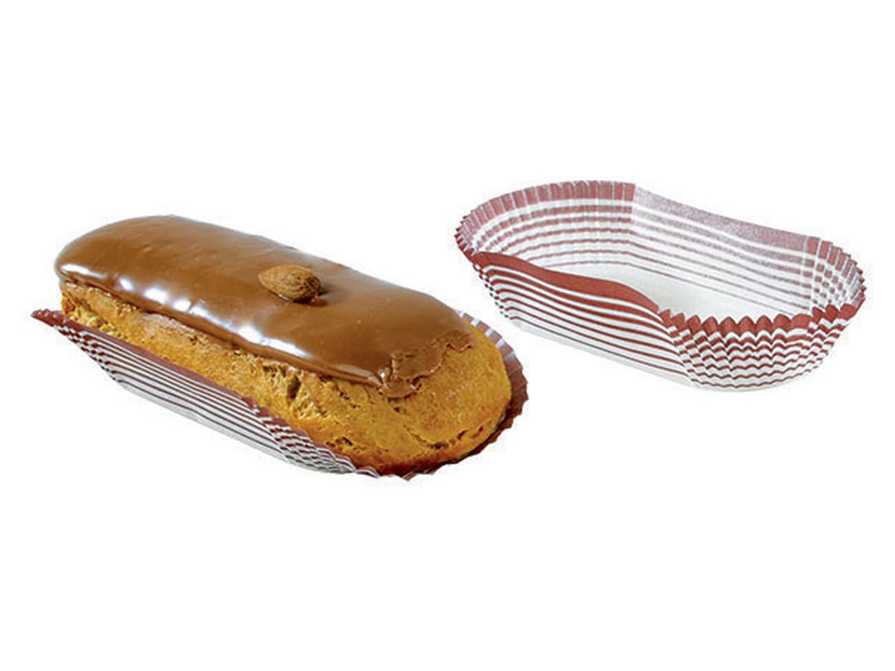 Caissettes pour éclairs (x 1000) - papier sulfurisé - Mille raies