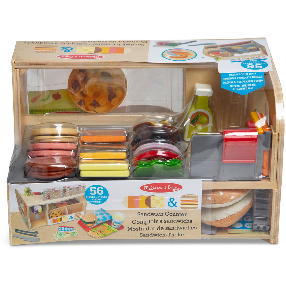 Køb Melissa & Doug Multifarvet Sandwich-Disk Sæt Med 52 Dele